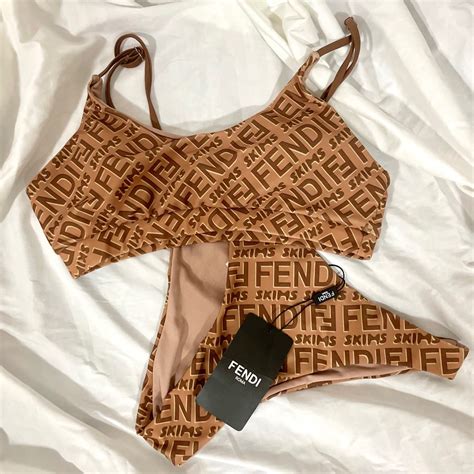 skims fendi swimwear|fendi swimsuit etsy.